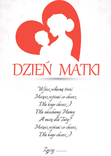 Kartka na dzień matki