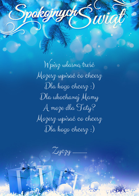 Kartka spokojnych Świat
