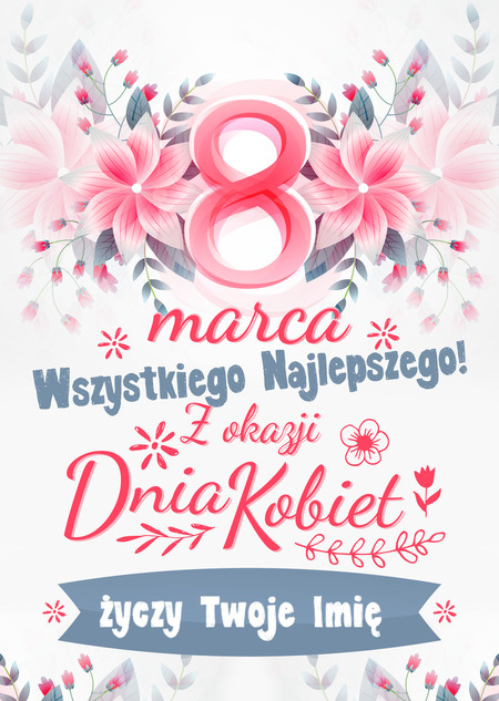 Kartka na dzień kobiet