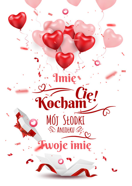 Kocham Cię mój słodki aniołku