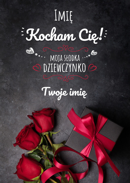 Kocham Cię moja słodka dziewczynko