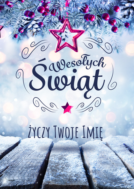Radosna kartka Świąteczna